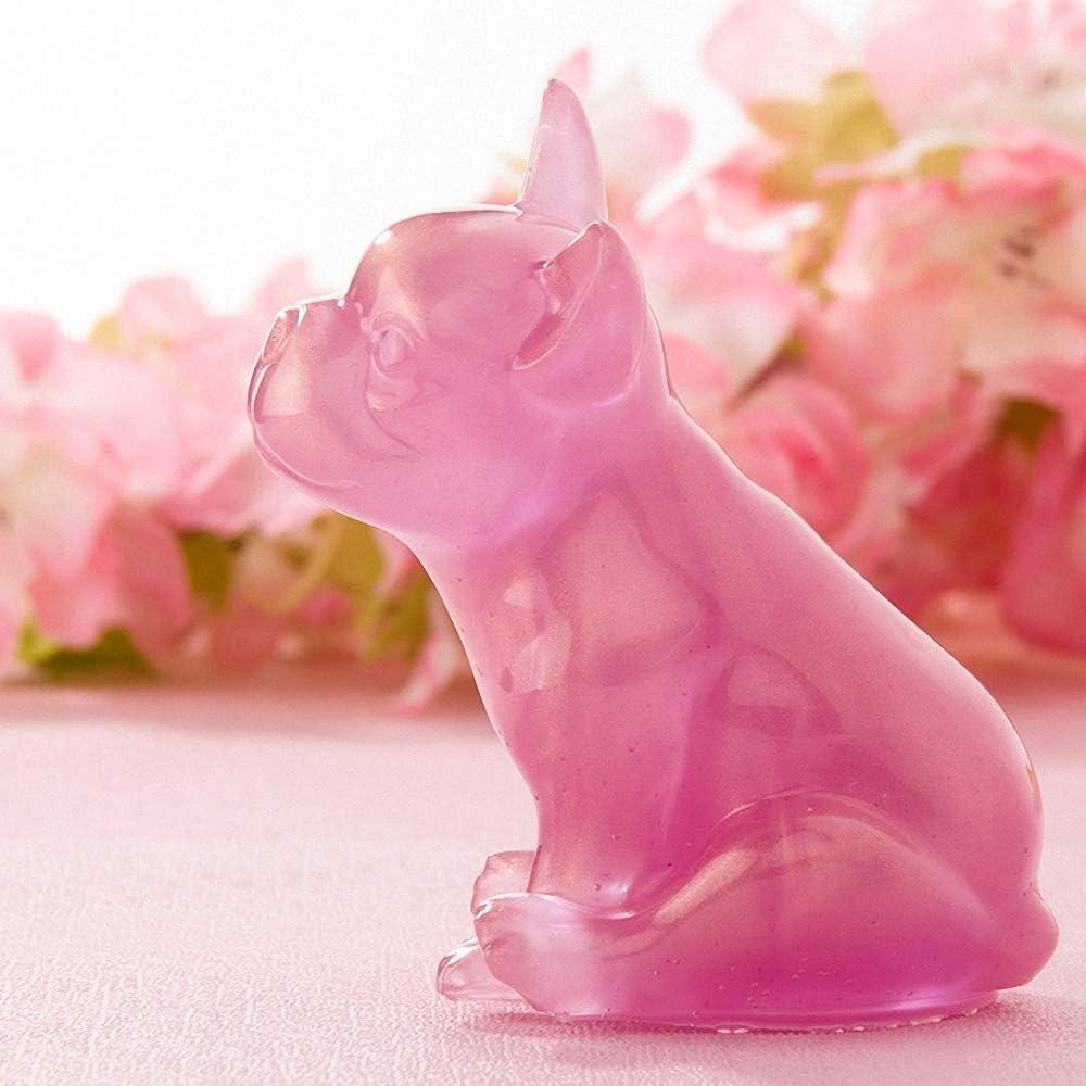 Silicone 3D French Bulldog Soap Mould White Dog Silicone Mould   For Cake Decorating