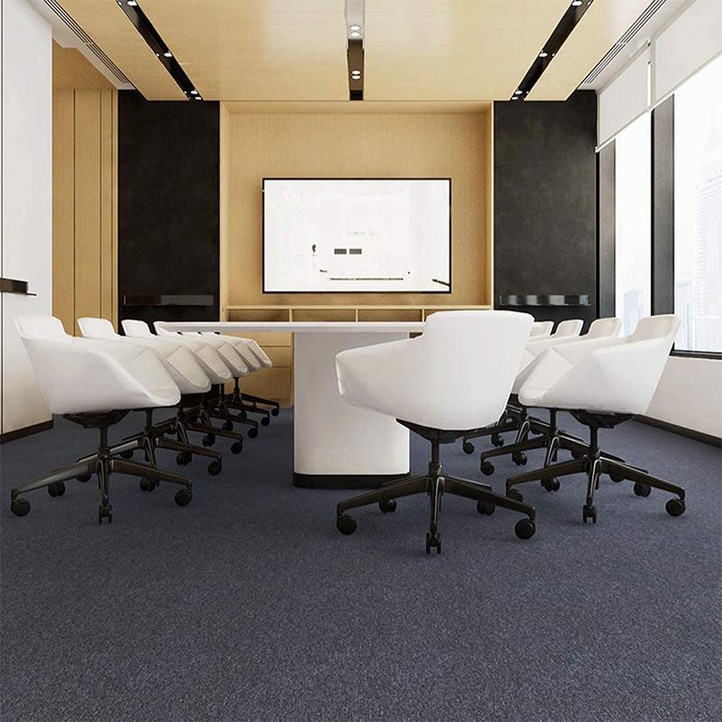 10PCS Patchwork Carpet Self-absorbing Non-adhesive Floor Rug Flocked Polyester Kitchen Bathroom Hotel Office Solid Colour Mat Non-slip