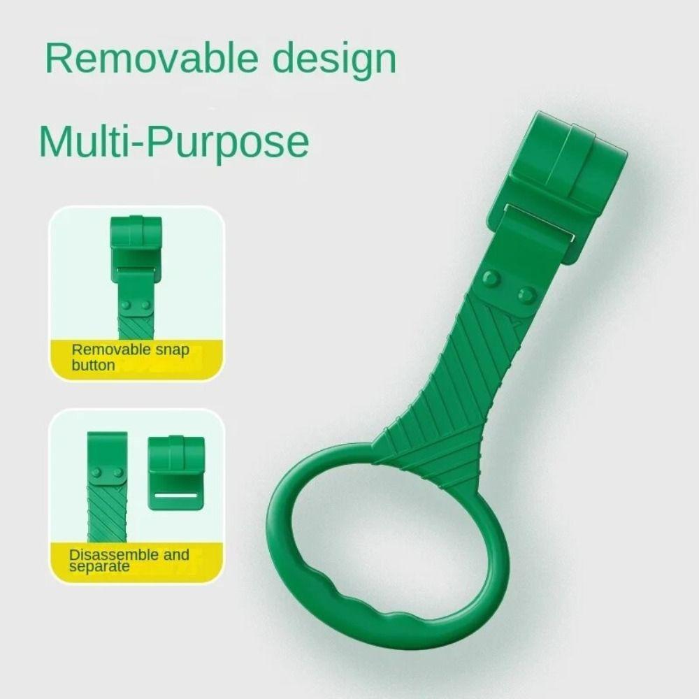 Plastic Playpen Pull Ring Solid Color Baby Toys Fun Baby Crib Hooks