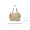 Yogodlns Women Padded Casual Handbag  Adjustable Strap Diamond Quilted Tote Bag Padding Shoulder Bag Slouchy Travel Bag