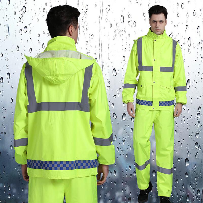WEZHO High-Visibility Reflective Rain Suit