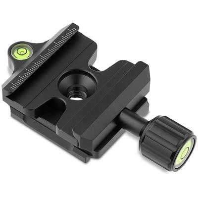 Haoge Переходник-адаптер с быстросъемной площадкой QR, Совместим с системой Manfrotto RC2 и Arca-Swiss.
