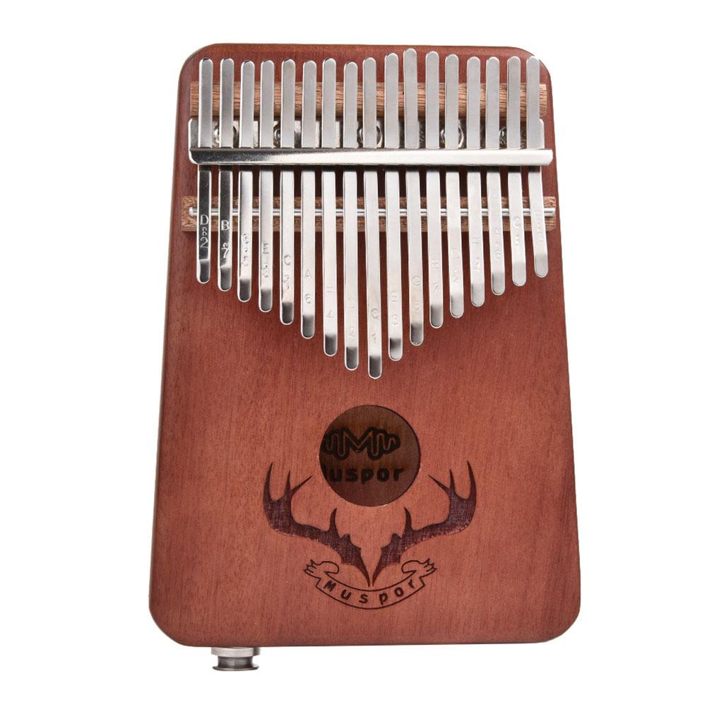 Kalimba EQ Kalimba Pickup Thumb Piano With Bag 17 Key