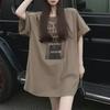 Women’s Summer 2023 Mid-Length Short-Sleeve Loose Trendy T-Shirt