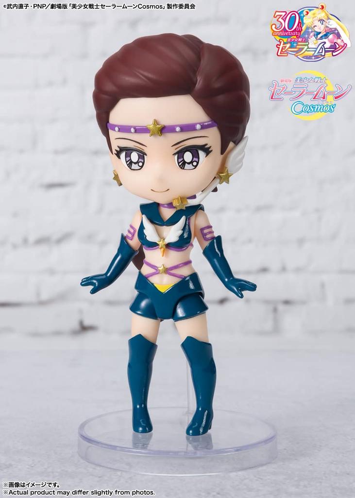 Figuarts mini Сейлор Мун Космос Сейлор Стар Мейкер -Издание Космос- Прибл.. 90мм ПВХ и АБС Раскрашенная Подвижная Фигурка