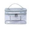 Portable Clear Makeup Bag 2 Layers Zipper Cosmetics Bags Travel Storage Pouch