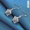 Серьги-подвески для пирсинга в форме полой звезды из стерлингового серебра 925 пробы, модные свадебные украшения