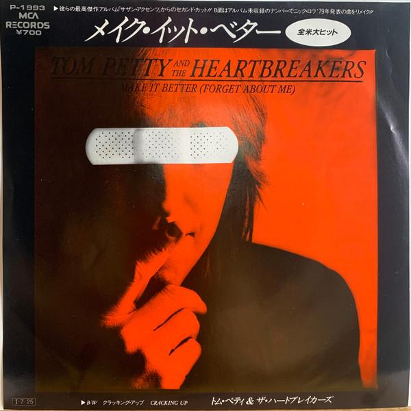 7-дюймовая пластинка TOM PETTY THE HEARTBREAKERS Make It Better Forget About Me P1993 MCA Records 1985 Япония Рок Б/у
