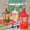 Рождественский светодиодный ветровой фонарь - Ретро портативное украшение