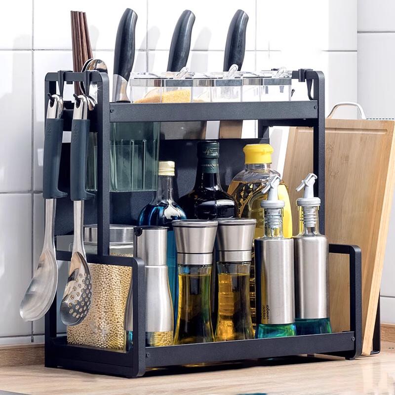 Multi-functional Kitchen Countertop Storage Rack