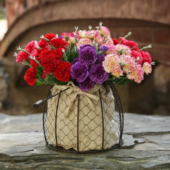 Искусственное растение, яркие, экологически чистые, многоразовые, красивые, для дома и сада, гвоздика, альбом для вырезок, искусственные цветы на день рождения