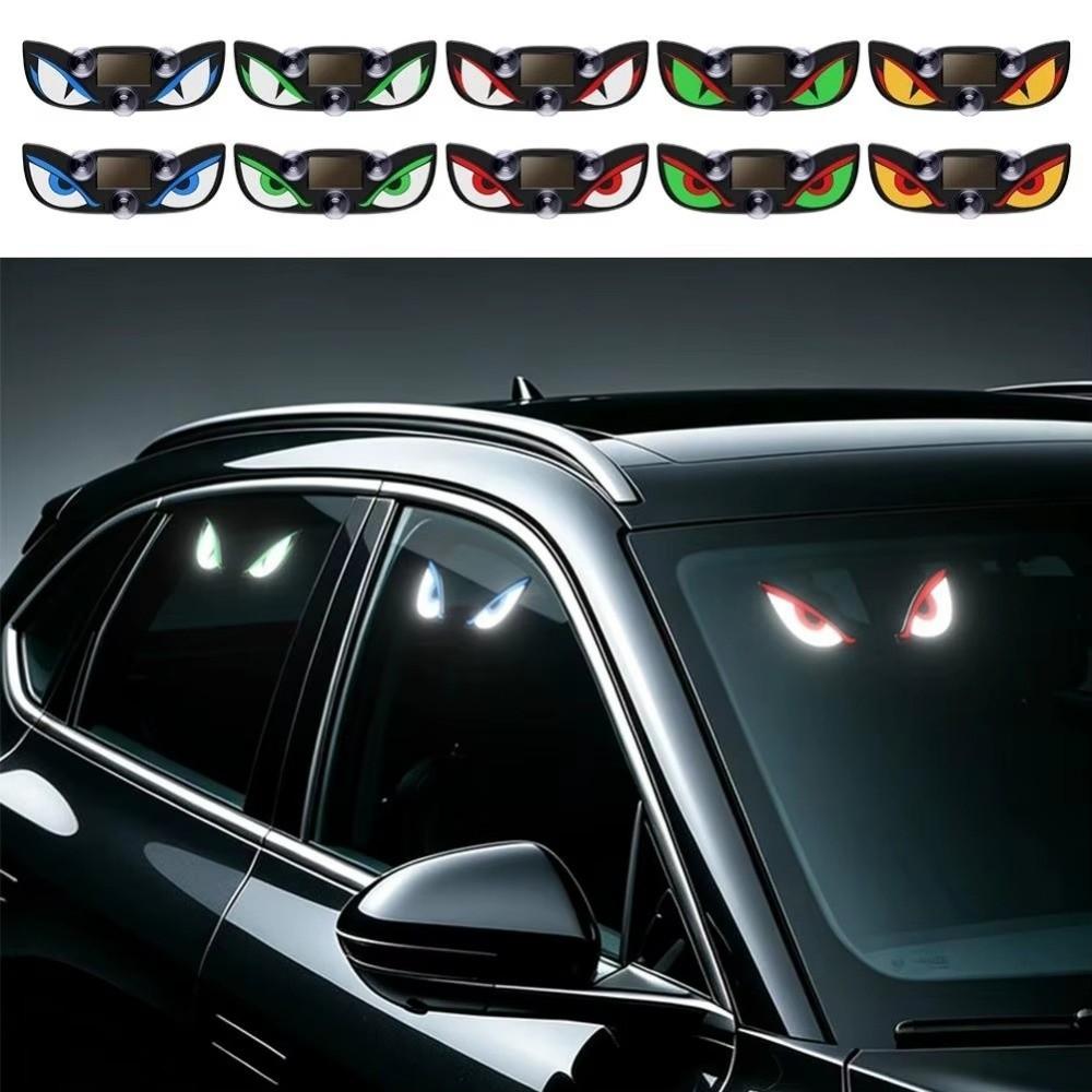 Solar Powered Demon Eye Light Dynamic Vehicle Signal Lights Rear Window Light Rear Window