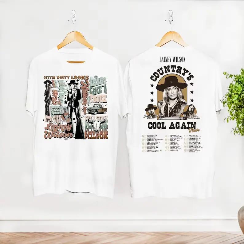 2024 Lainey Wilson Country's Cool Again Tour Shirt, Lainey Wilson Shirt
