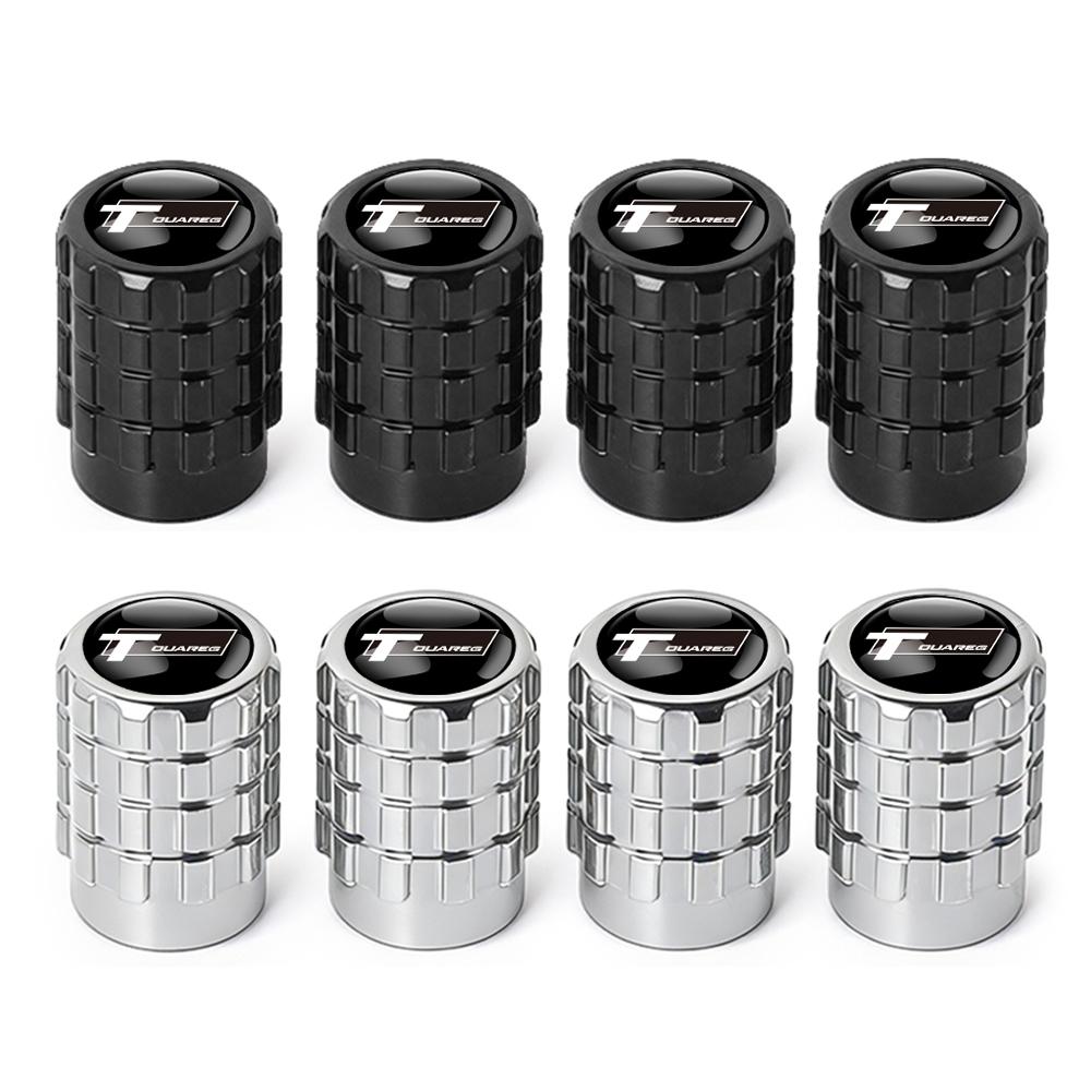 4Pcs Metal Car Tire Valve Stem Caps Auto Accessories For Volkswagen VW R Line Jetta GTI Golf 5 7 Caddy Passat b6 b8 Tiguan Polo zh2