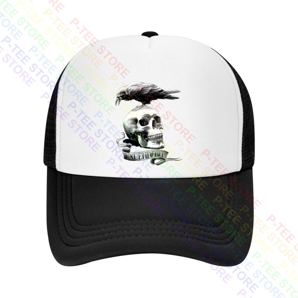 Кепка-бейсболка Snapback с изображением Черепа Ворона из фильма «Неудержимые» Вязаная панама