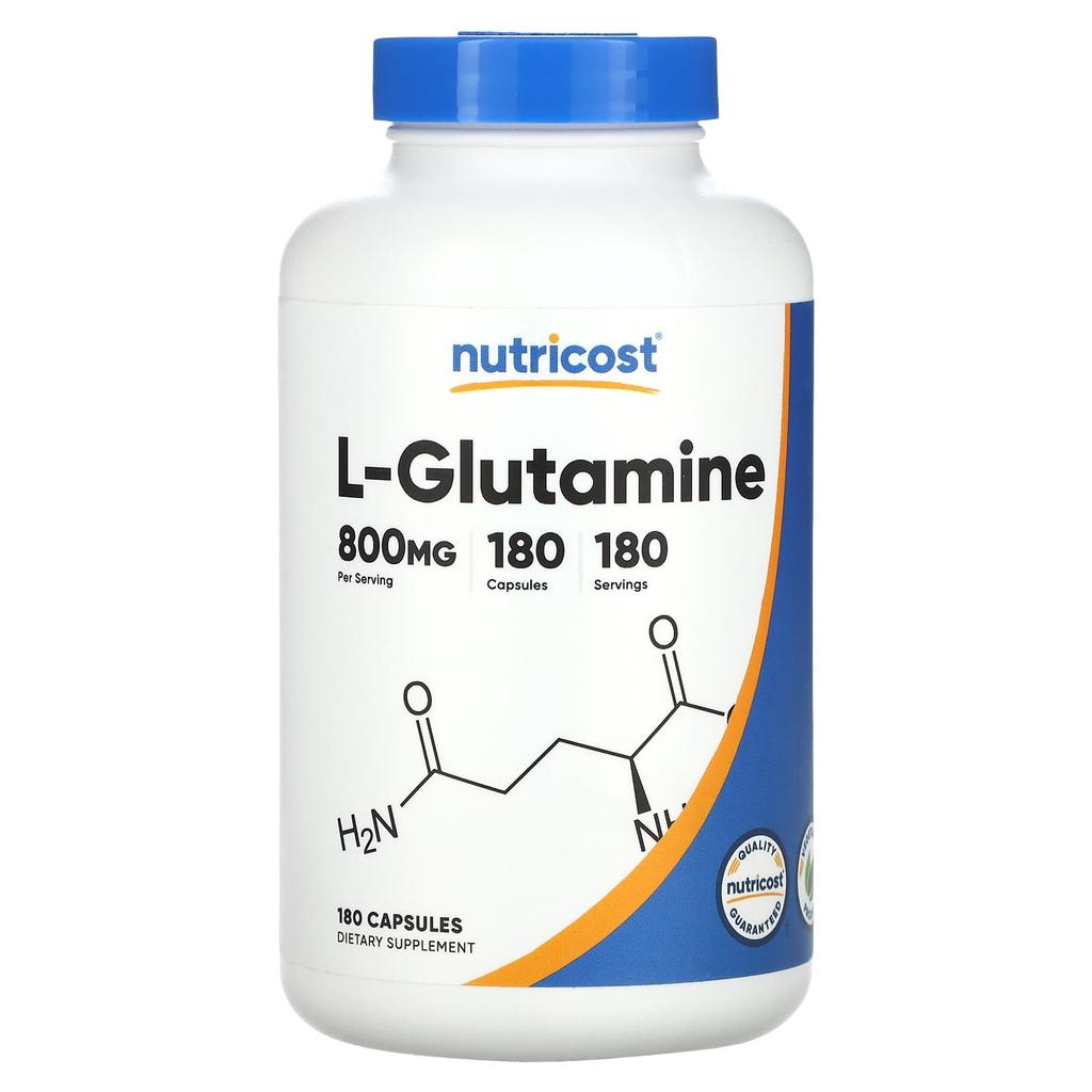 L-Glutamine, 800Mg, 180 Capsules