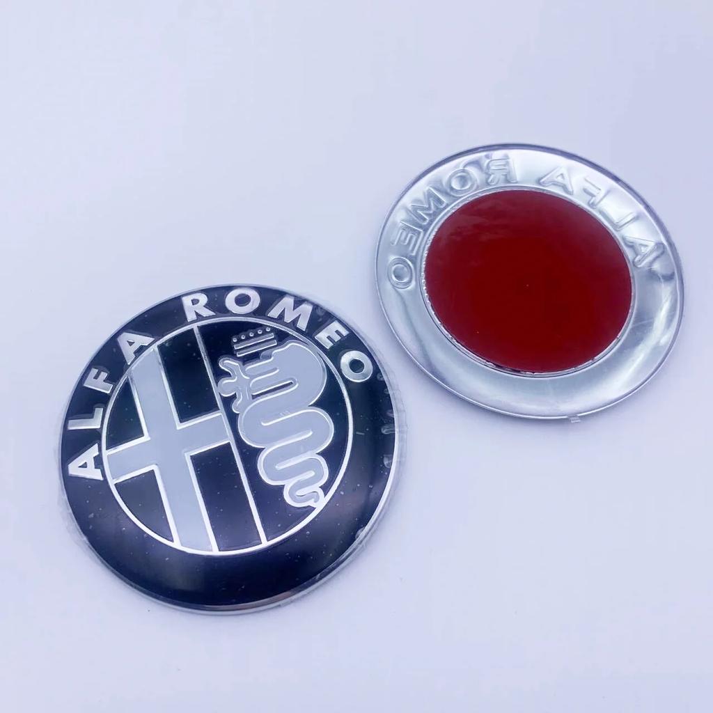 Car Stickers For Alfa Romeo 200pcs 7color 74MM for Alfa Romeo Giulia Stelvio Giulietta147 Mito Tonale Brera Disco Vola Steering