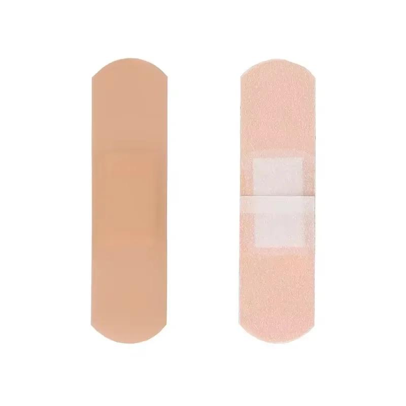 100Pcs Waterproof Breathable Cushion Adhesive Plaster Wound Hemostasis Sticker Band First Aid Medical Gauze