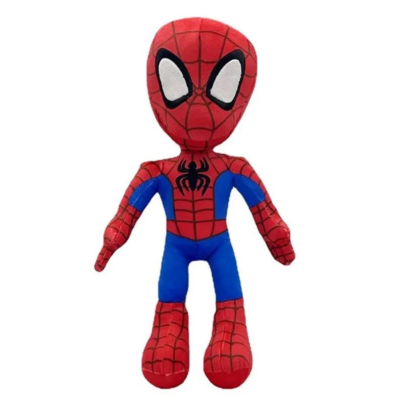 non-toxic 27-30CM Anime Avengers Spiderman Plush Toys Spider-Verse Gwen Peter Dolls Soft Stuffed Toy for Kids Gift Christmas -Halloween