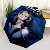 Buffy the Vampire Slayer1 Print Automatic Umbrella, 8 Rib Iron Frame, Plastic Handle, Suitable for Outdoor Travel &Daily , Ideal Gift
