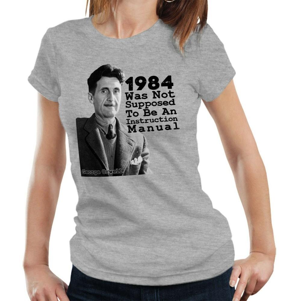 Футболка 1984 Джордж Оруэлл Не должна быть полуприлегающей Женская Большой Брат
