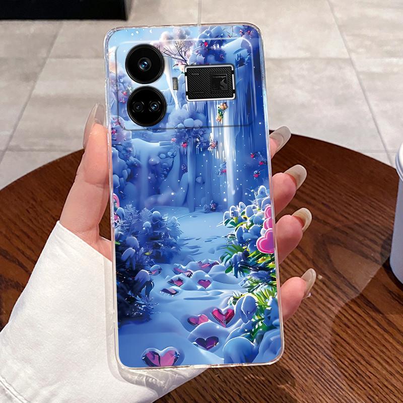 Casing For Realme GT5 Case Transparent Soft Silicone Aesthetic Fashion Cute Cat Astronaut Cover For Realme GT 5 240W Phone Case