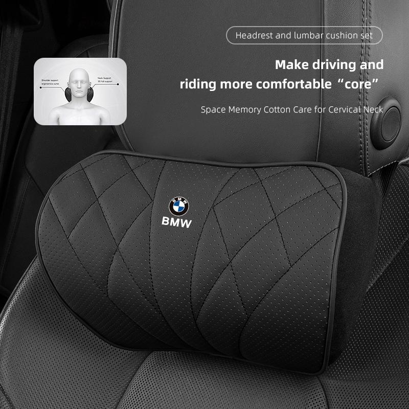 Автомобильная подушка для головы поддержка шеи чехлы на автосиденья подголовник для BMW серии i3 i4 G07 G06 G05 G02 G01 F48 F39 G42 G30 G20 G26 F01 F02