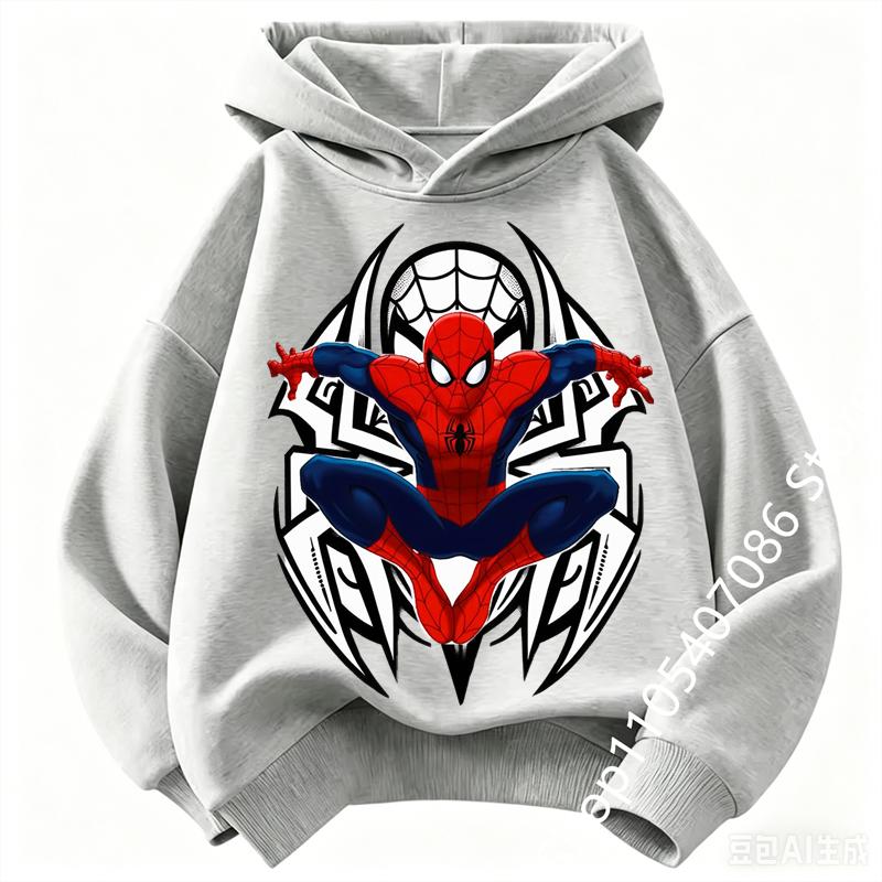 Kids Style Coat Fashion Animation Film Sweatshirt Clothing Boys Girl 3-12 Yrs Hoodie Long-Sleeved Casual Charming Clothes