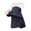 Outdoor Hat with Fan Bucket Lightweight Breathable Wide Brim Sun Protection