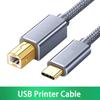 Durable Laptop Computer Printer High Speed Printer Cable USB Type-C To USB B 2.0