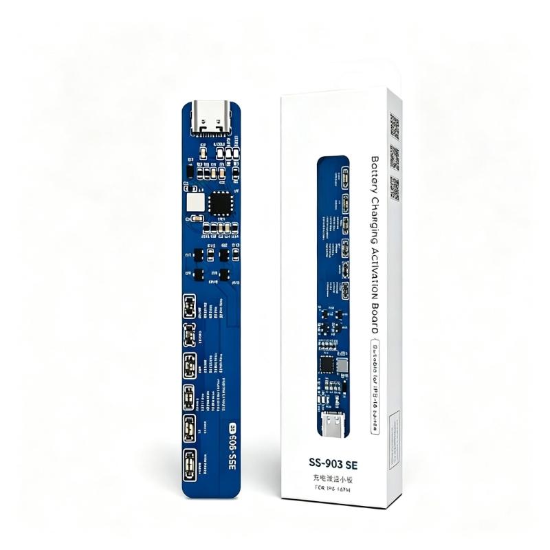 903SE Charging Activation Board with USB Input and 6 Arranged Connections for Battery Maintenance and Repair Tasks
