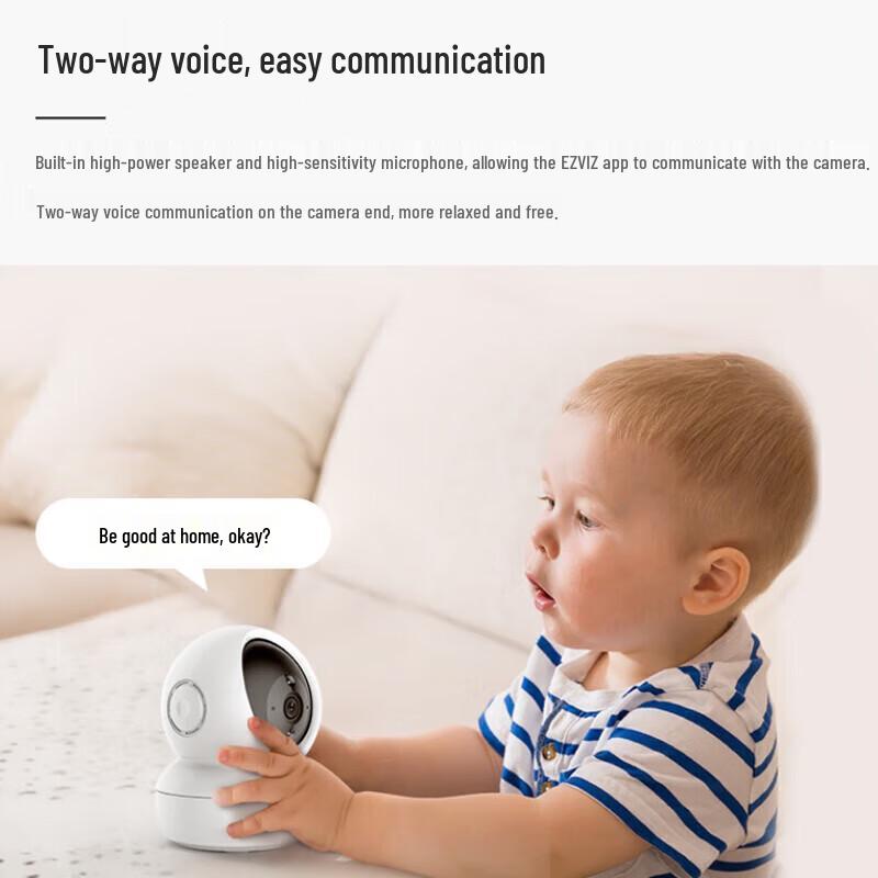 Беспроводная PTZ камера домашней безопасности Ezviz H6C 3 Мп Pro (Китайская версия)