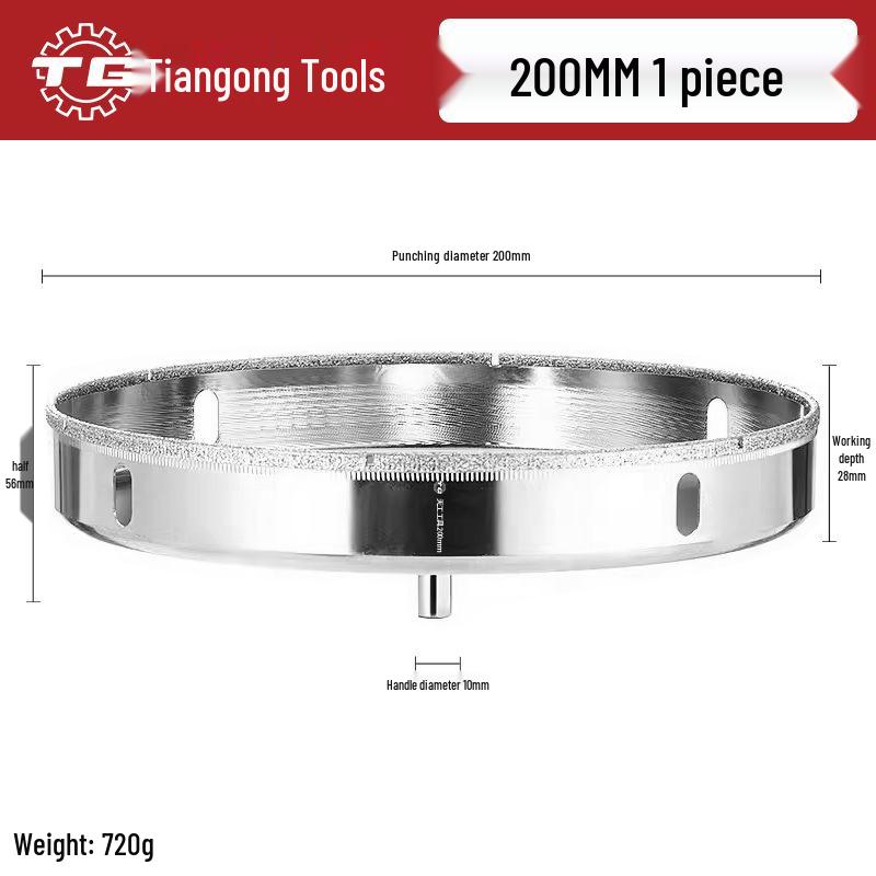 Tiangong Glass & Tile Hole Saw for Drilling and Enlarging Marble and Tile Holes