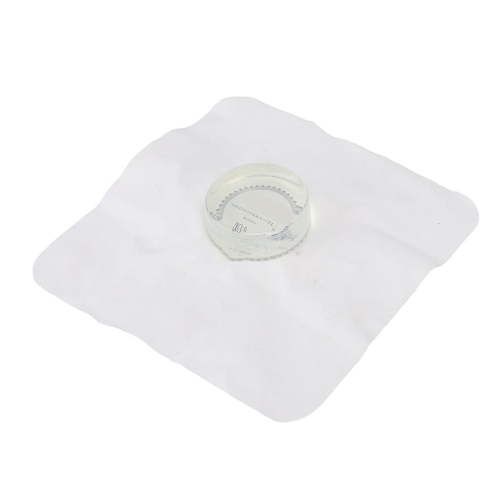 Violin Rosin High Purity High Friction Low Dust String Rosin for Viola Cello Erhu Music Instrument White