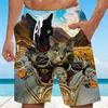 Мужские Плавки Шорты для плавания Boardshorts с животным Котом Смешные Средняя посадка Уличный стиль