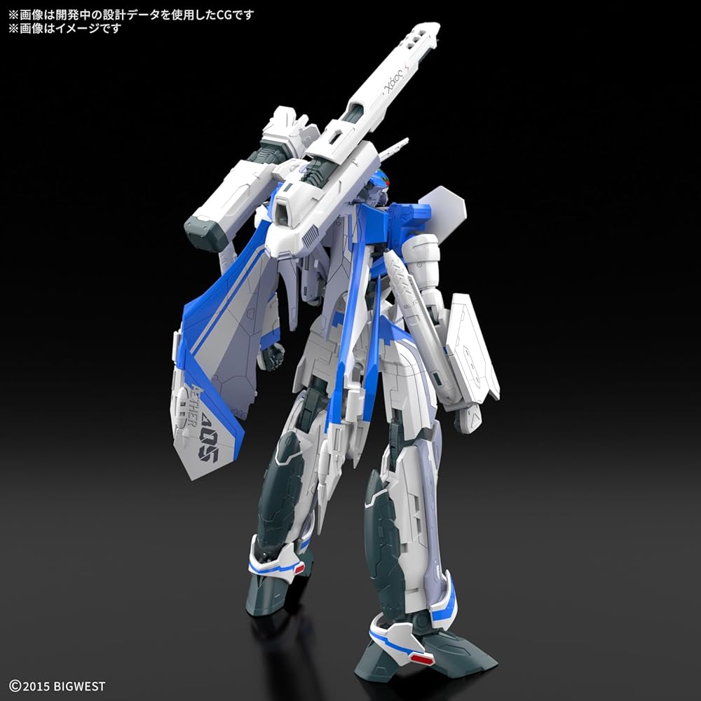 Bandai Spirits HG Macross Delta VF-31J Siegfried Масштаб 1/100 Пластиковая модель-конструктор с цветовой кодировкой