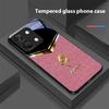 V-образный чехол для телефона OnePlus Nord 3 5 6T 7 Pro 8 12 10T Reno8 Lite 5G 10R Nord N30 с твердым корпусом и закаленным стеклом, черный