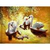 DIY 3D Алмазная картина Животное Лебедь Вышивка Крестом Ремесло Стежок Домашний декор