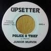 7-дюймовая пластинка JUNIOR MURVIN Police Thief NONE UPSETTER Ямайка Регги Ска Даб Б/У