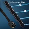 Надежный кабель SFF 8643 на 4 SAS 29P, 50 см/1,6 фута, 12 Гбит/с, высокоскоростной кабель Mini SAS для жесткого диска, SFF 8643 на SAS-шнур, для серверных жестких дисков