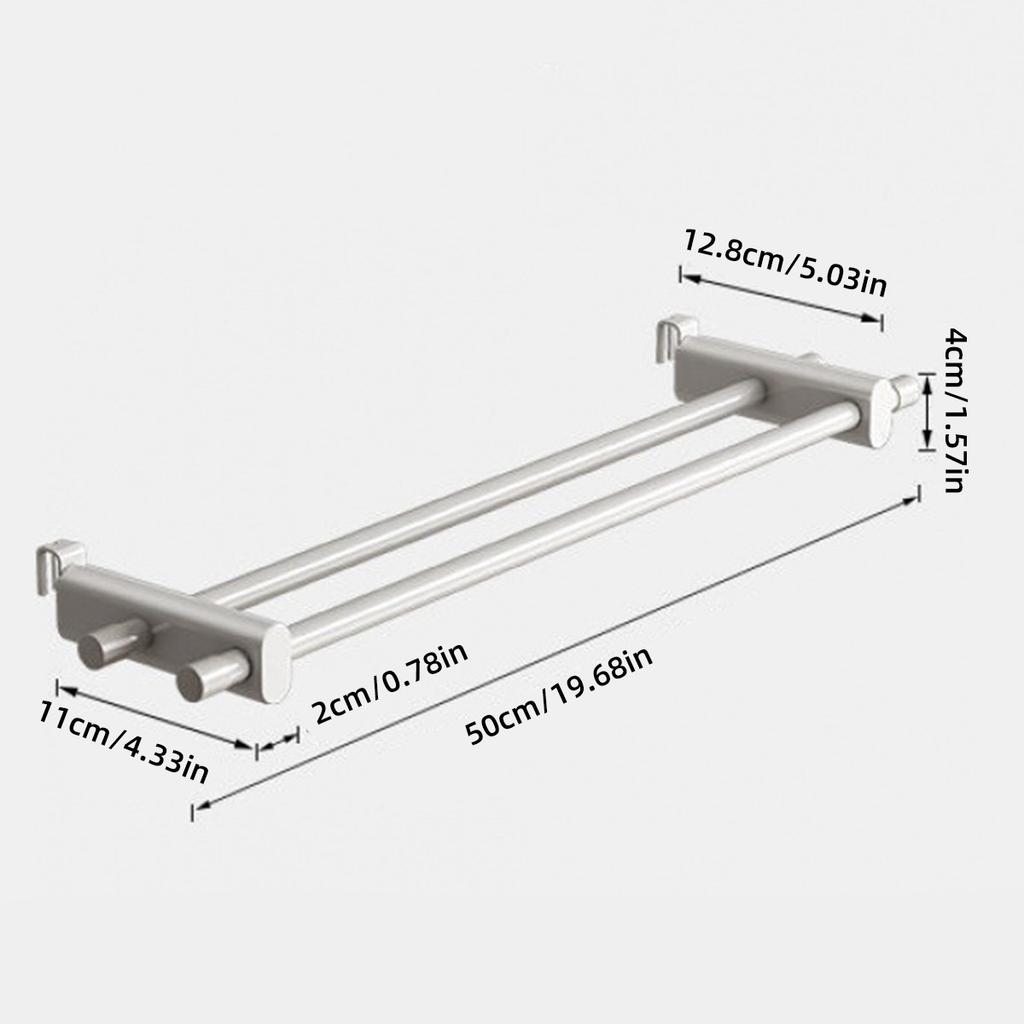50 см двухсторонняя вешалка для полотенец, вешалка для полотенец на радиатор, подвесная вешалка, крючок для сушки, сушилка для белья, вешалка для одежды для дома, балкона
