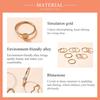 Bisaer Different Style Rhinestones & Metal Lines Alloy Ring-simple for Ladyies Daily Jewelry