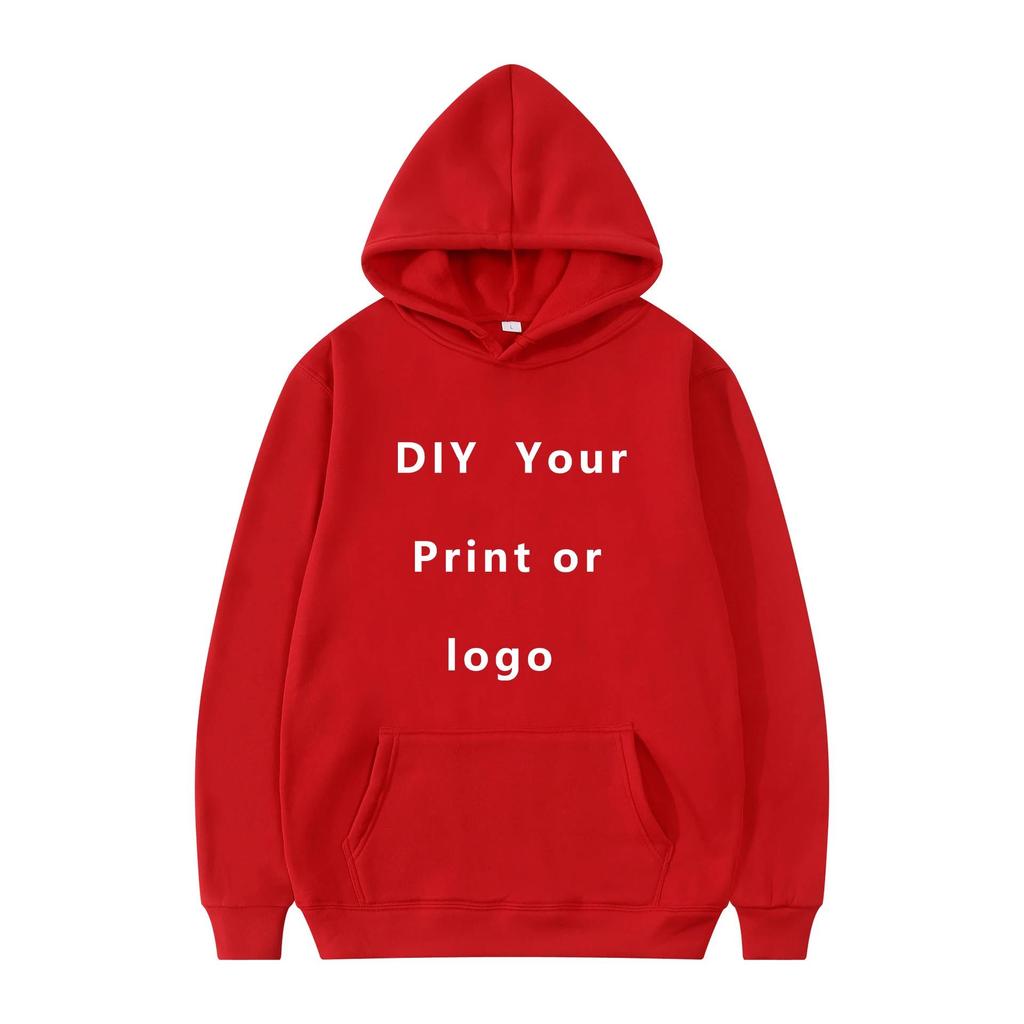 Your Own Design Brand Logo/image Personalize Anywhere Men Women DIY Hoodie Sweatshirt Casual New Fashion High Quality
