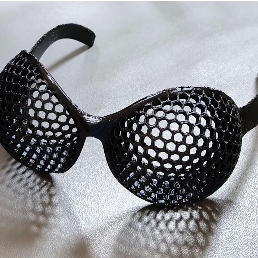 Entire Framework Multi-Hole Design Glasses PVC Novelty Glasses Fashion Insect Eye Glasses Daily