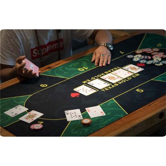 Коврик для покера Hold'em Mat 2 типа – Синий Зеленый / Части настольной игры, популярная корейская игра