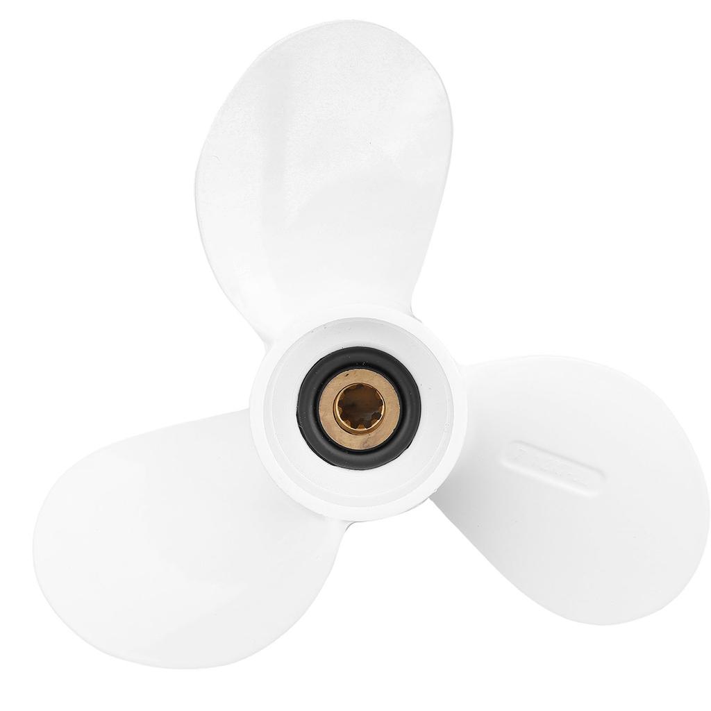 7 1 2 X7 Boat Propeller 3 Blade 6E0 45943 00 EL Aluminium Alloy for 4 Horsepower 5 Horsepower Outboard Engine Right Hand