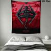 The Elder Scrolls Wall Hanging Printed Fabric Blanket Decorative Tapestries for Bedroom Living Room Home Decor
