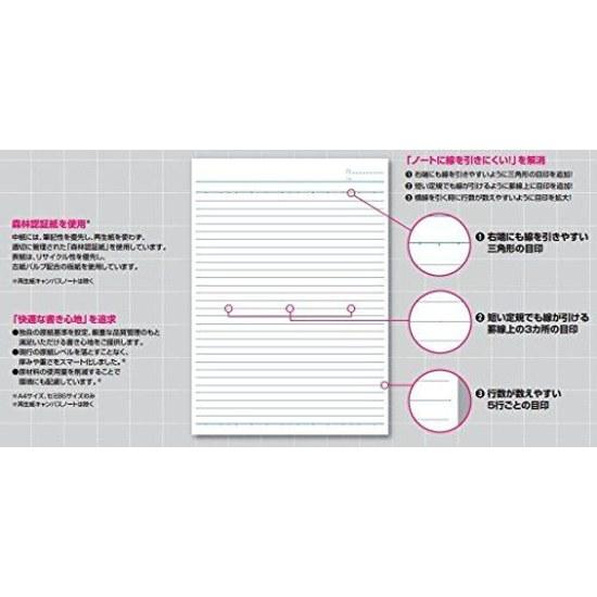 KOKUYO Notebook Campus A4 ruled 50 sheets No-205AN