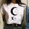 Graphic Print Crew Neck T-Shirt Casual Short Sleeve Top For Spring Summer Women's Clothing Clothes Lady Tees Tops Female T Shirt