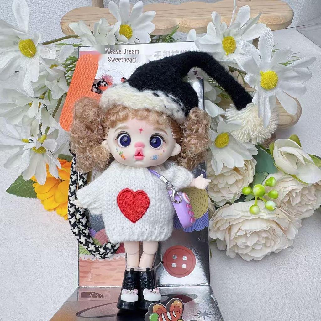Loli Fen Модный Телефонный Брелок-Игрушка Силиконовая Кукла-Переодевашка - Милая Девочка Подарок на День Рождения Украшение